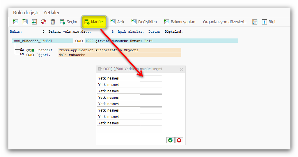 sap basis pfcg yetki ve rol bakımı