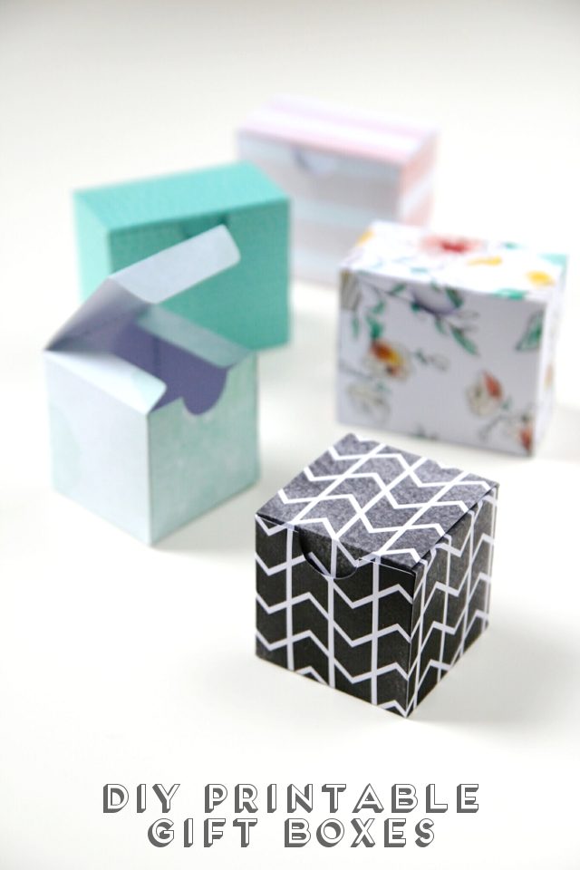 PRINTABLE DIY GIFT BOXES Gathering Beauty
