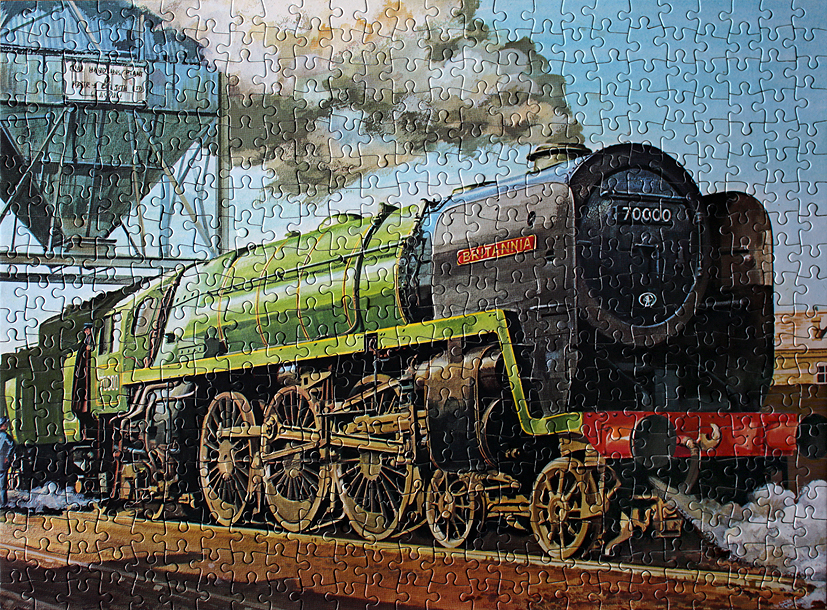 STEAM TRAINS AND JIGSAW PUZZLES only