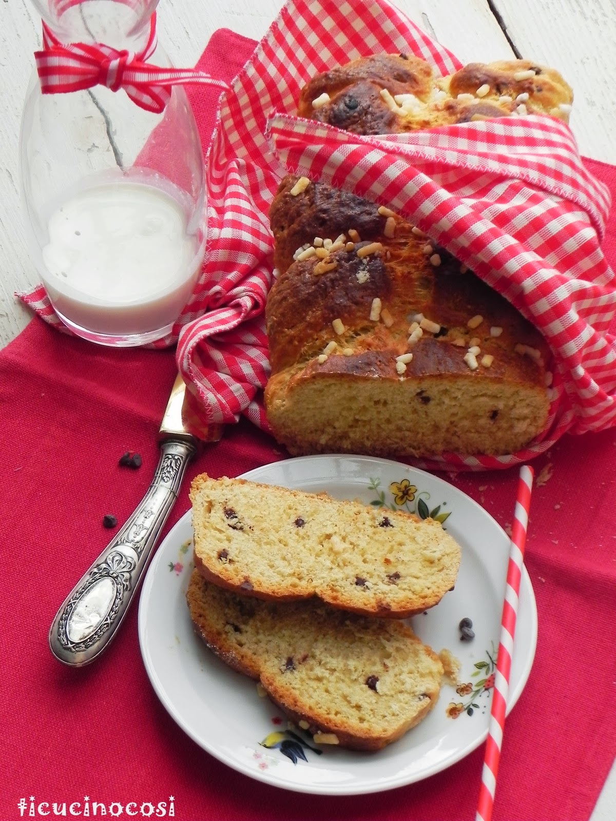 PAN BRIOCHE AL CAFFE' E GOCCE DI CIOCCOLATO