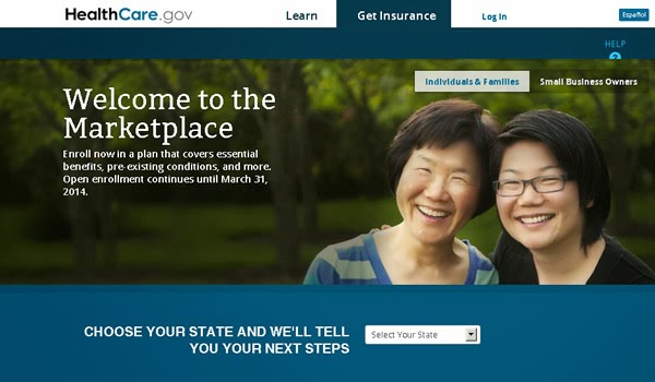 Healthcare.gov launch window, as it appeared on 2013-10-21