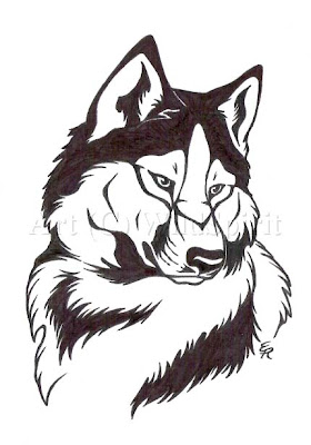 free designs wolf tattoo
