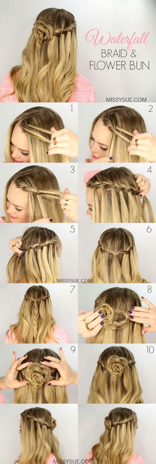 21 Simple Hair Tutorials for Medium  Long Hair  Hairstyle Tutorials 2019