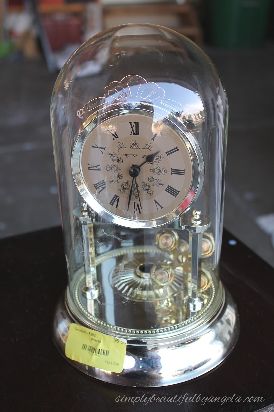 Vintage Dome Clock Makeover Simply Beautiful By Angela