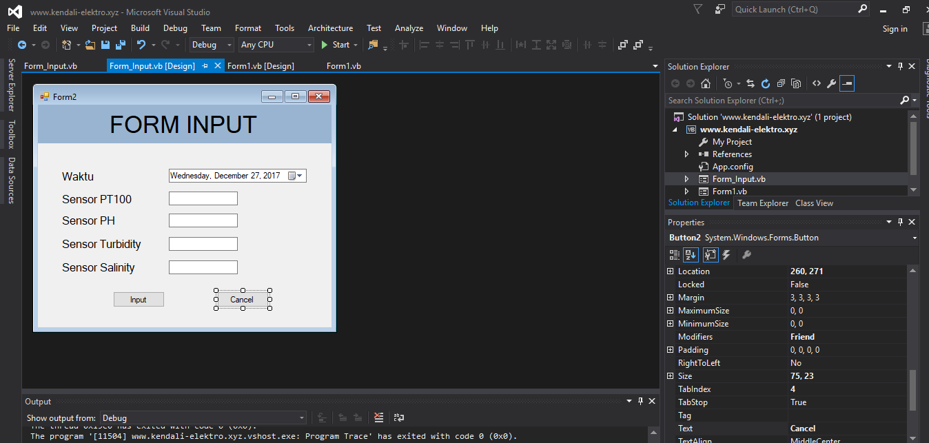 Cara Membuat Input Database Visual Basic - Mikrokontroler dan Cloud