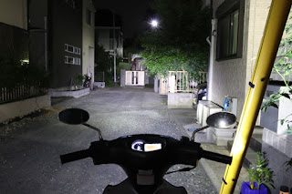 SPHERE LIGHT NEOL Hiビーム SPHERE LIGHT ミニバイク用LEDヘッドライトバルブ NEOL アドレスV125G取付け