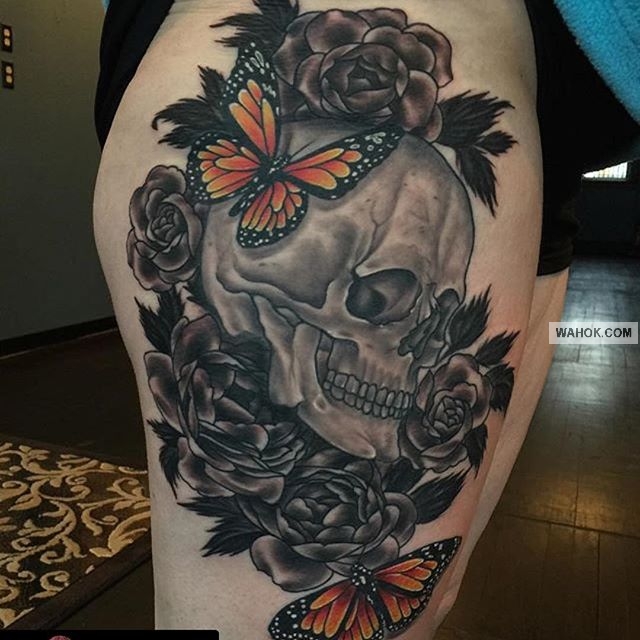 Gambar Tato 3D Keren Tengkorak Terbaru Koleksi Foto Google, Tumblr, Pinterest,instagram