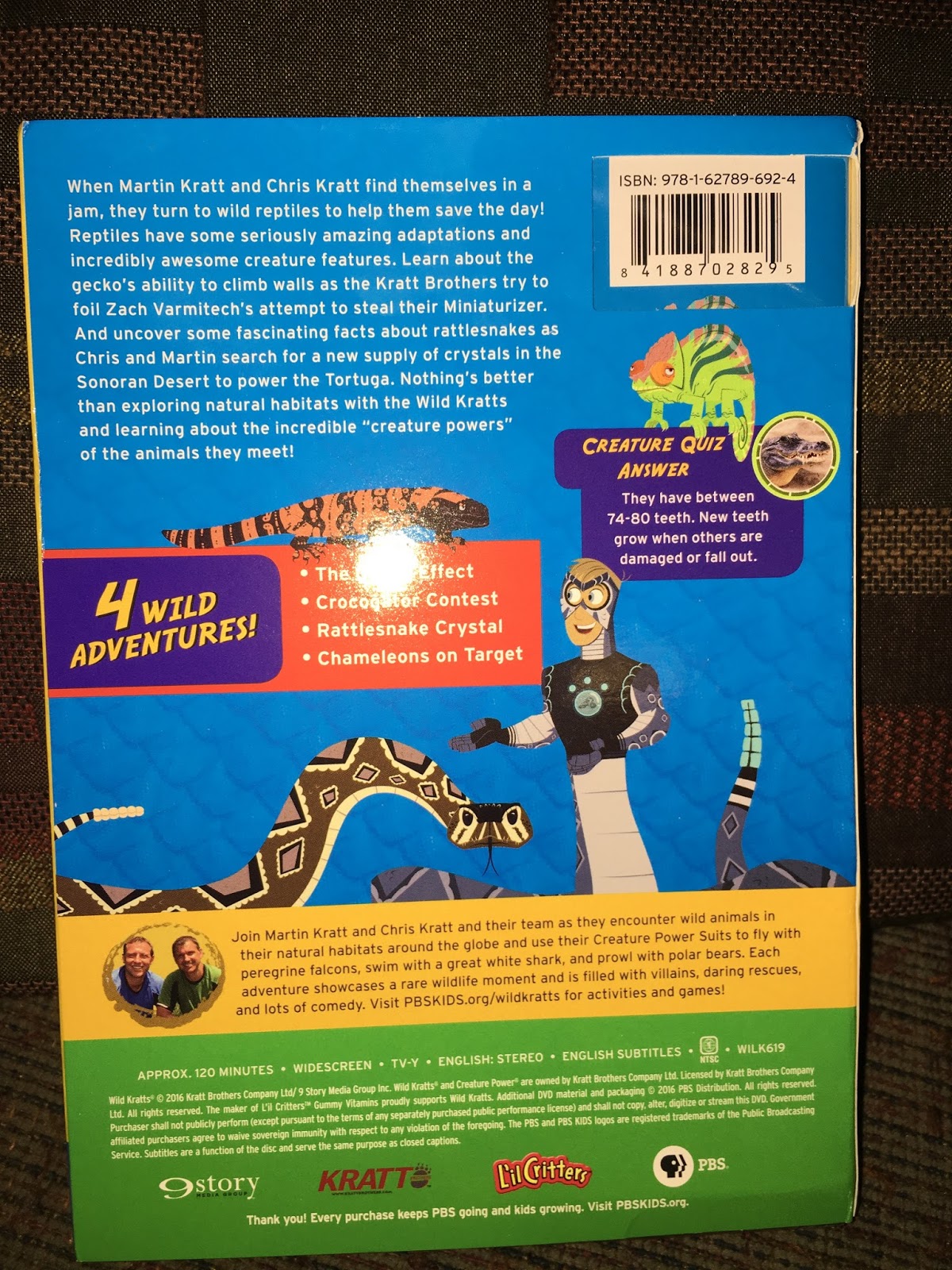 PBS Kids Wild Kratts DVD