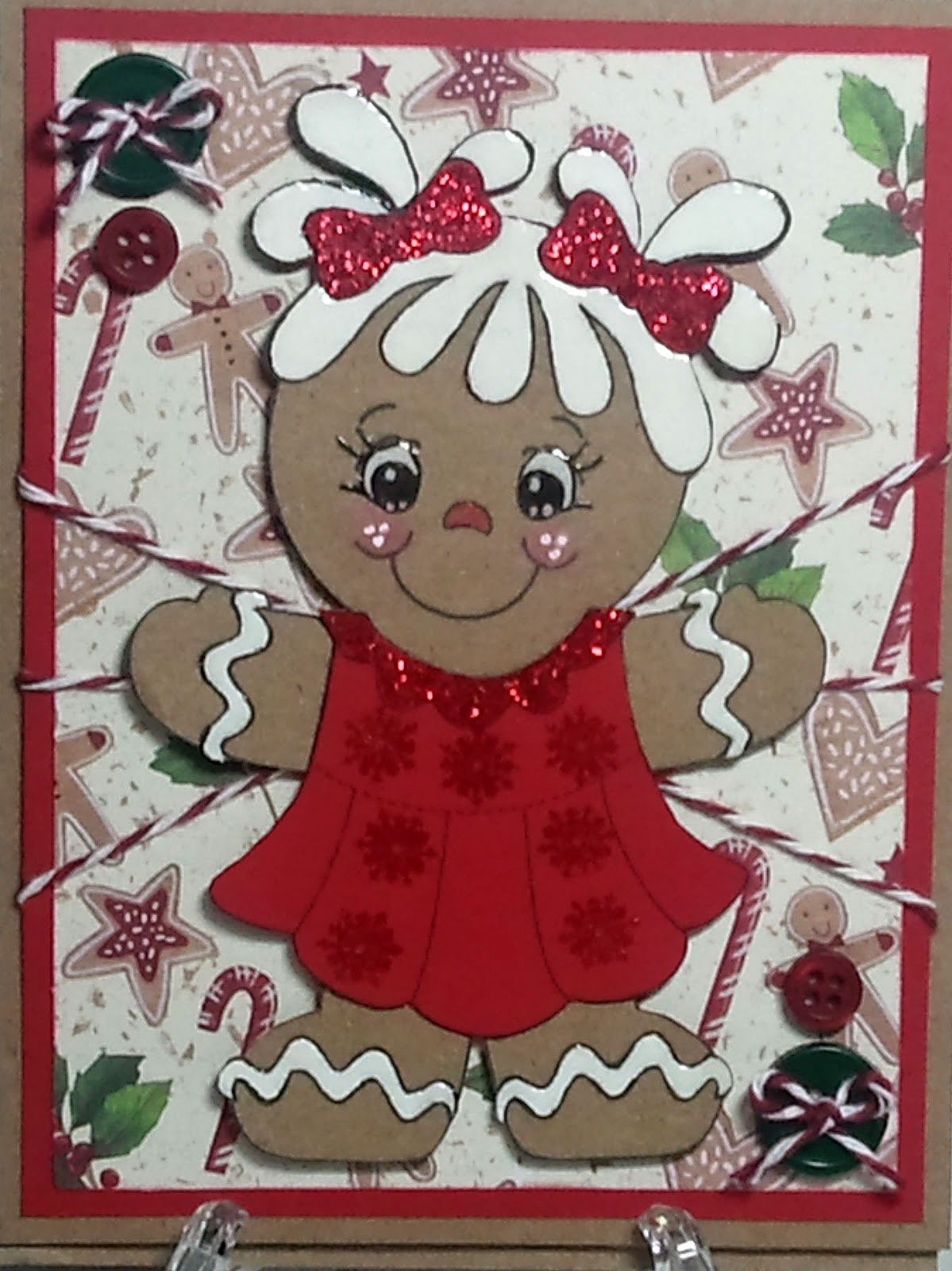 Candy's Craft Corner Gingerbread Kisses