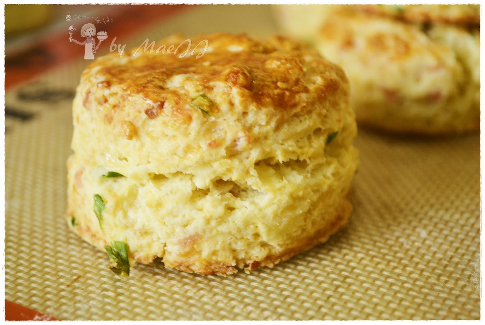Cooking and Baking with MaeJJ: Ham and Cheese Scone Cooking and Baking with MaeJJ: Ham and Cheese Scone