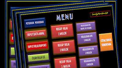 Aplikasi Nilai Sekolah SD Otomatis New Format Excel