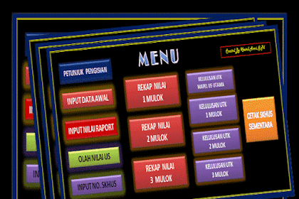 Aplikasi Nilai Sekolah Sd Otomatis New