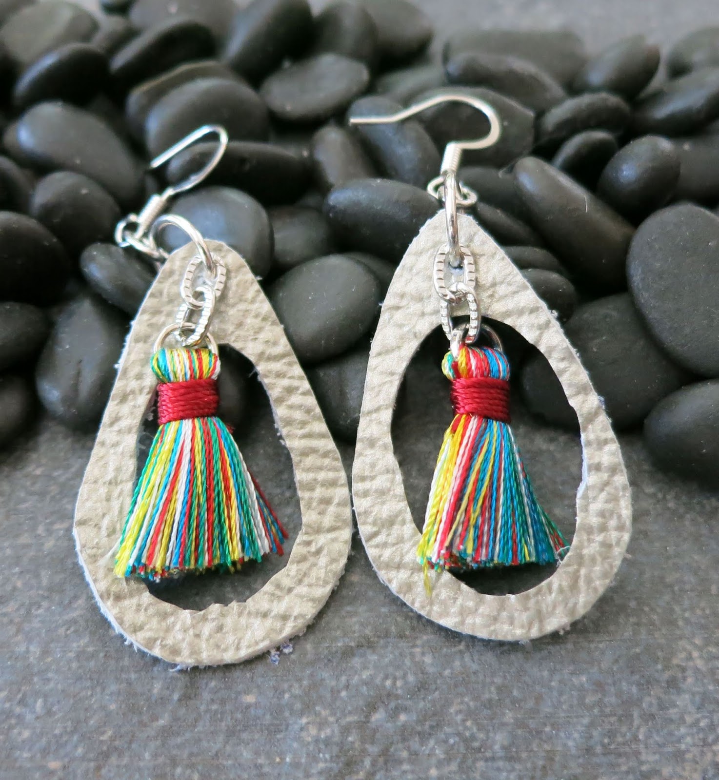 Earrings Everyday Rainbow Tassel Earrings