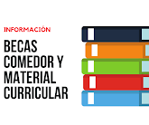 BECAS COMEDOR Y MATERIAL CURRICULAR. CURSO 2023/2024