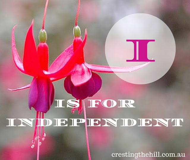 the A-Z challenge - Positive Personality Traits - I is for Independent