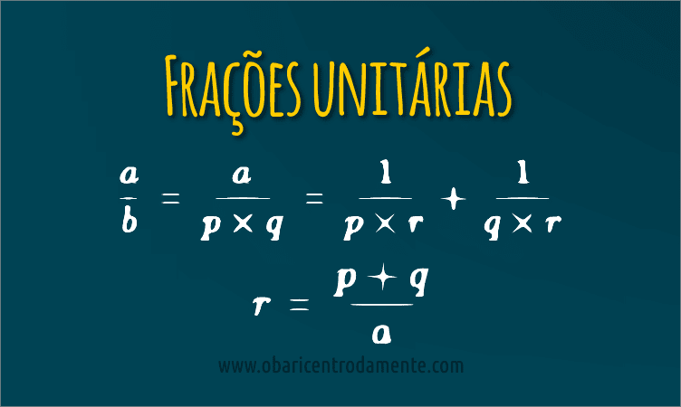 Frações unitárias Frações unitárias
