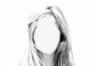 woman with no face