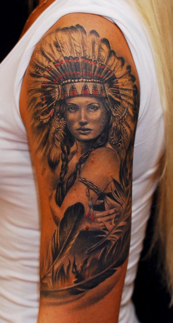 tatuagem índio tatuagem índio