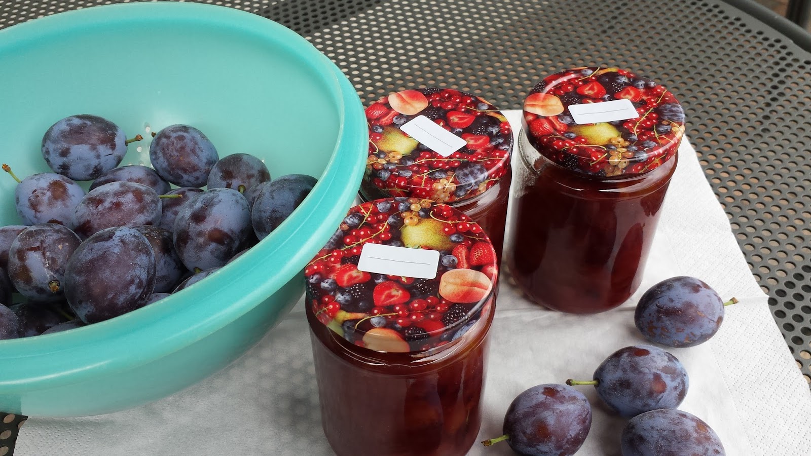mein Land und Gartengenuss: Zwetschgen Marmelade mit Amaretto