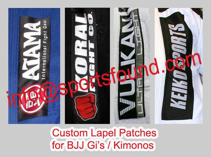 FIGHT GEAR and WEAR Customized BJJ Patch