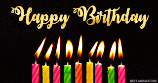Gambar Animasi Lilin Ucapan Ultah Selamat Ulang Tahun Bergerak Happy Birthday 