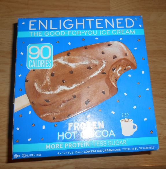 Dark Thoughts Review Enlightened Ice Cream Bars Frozen Hot Cocoa flavor