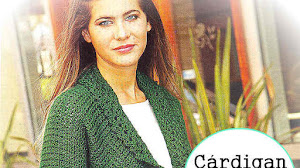 Cardigan Crochet con cuello esmoquin / Paso a paso