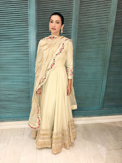 Actress Gauahar Khan in Rashi Kapoor outfit Actress Gauahar Khan in Rashi Kapoor outfit