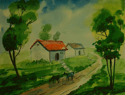 landscape watercolor painting