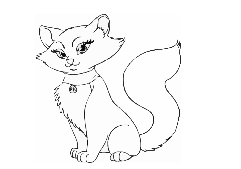 38+ lovely photograph Easy Cat Coloring Pages - 61 Cat Coloring Pages