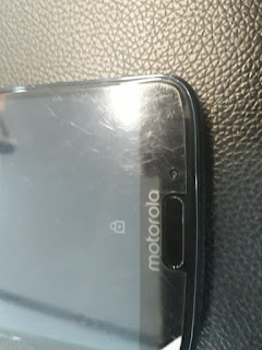 Moto finger touch unlock moto symbol in Moto G6 Phone