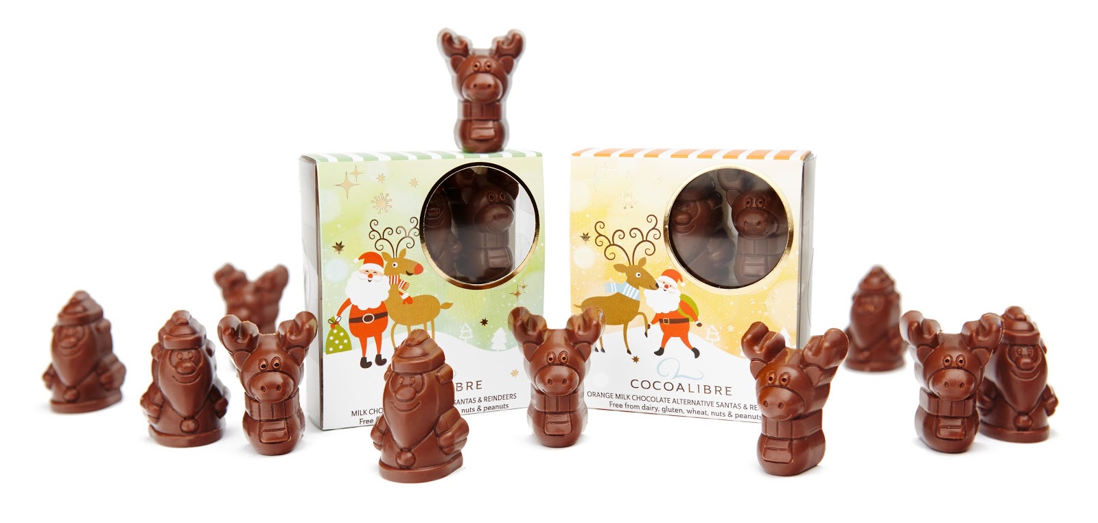 Cocoa Libre Christmas dairy free chocolates Cocoa Libre Christmas dairy free chocolate