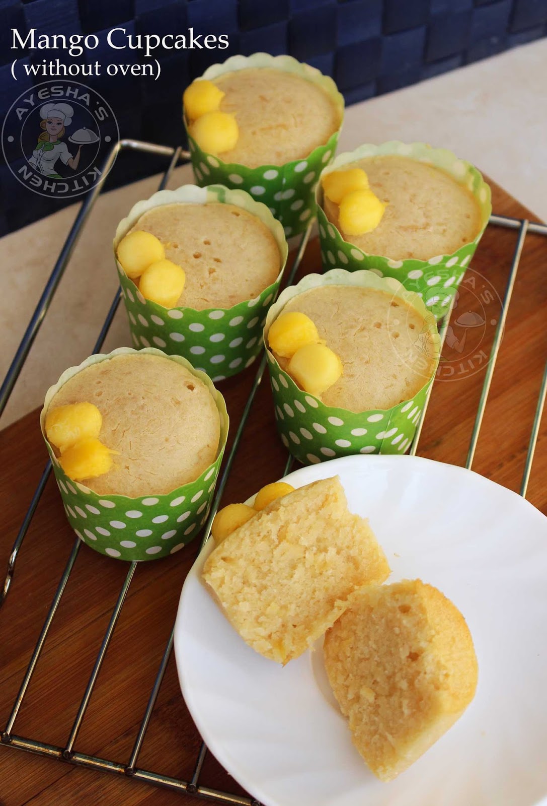 CUPCAKE RECIPE MANGO CUPCAKES WITHOUT OVEN