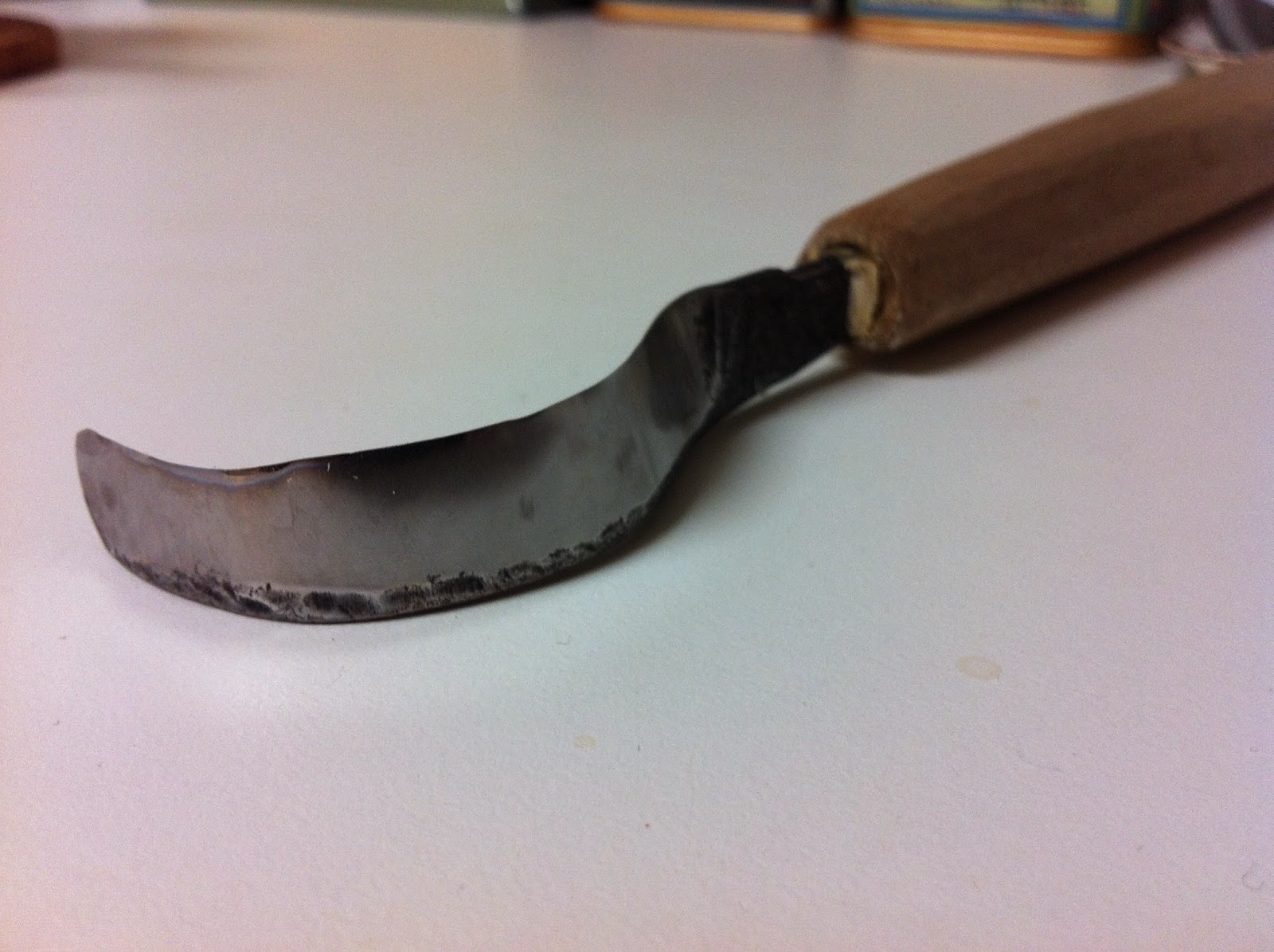 Spoons and Tools Very First Blog Post! New Hook Knife