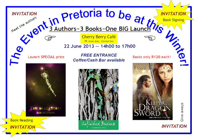 Book Launch 3 Authors Linze Brandon and friends launch together