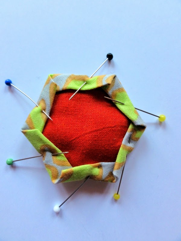 Mit Hand und Herz Quiltasyougo Hexagon Tutorial