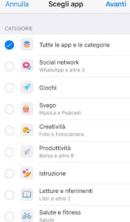 Blocco app iPhone App iPhone