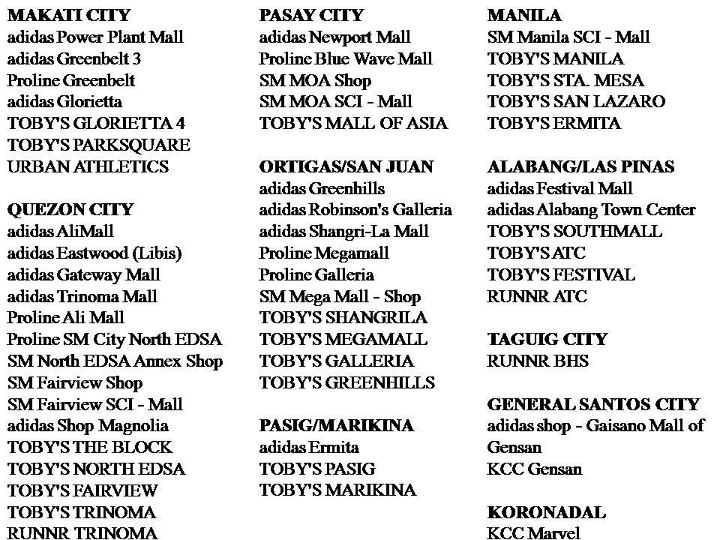 adidas store in shangrila mall