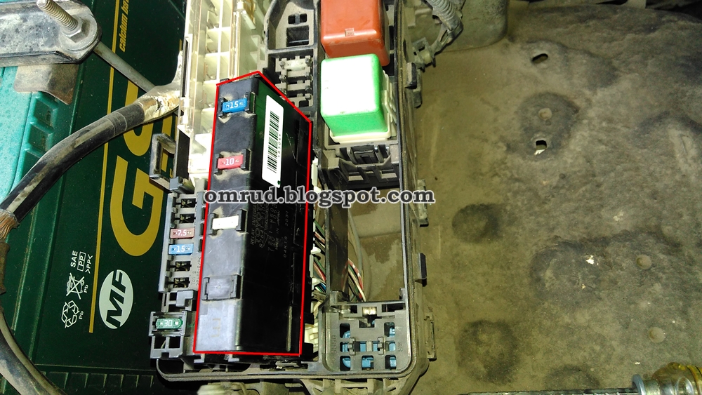 Letak Lokasi Relay Klakson (Horn) Toyota Fortuner Blog Om Rudy