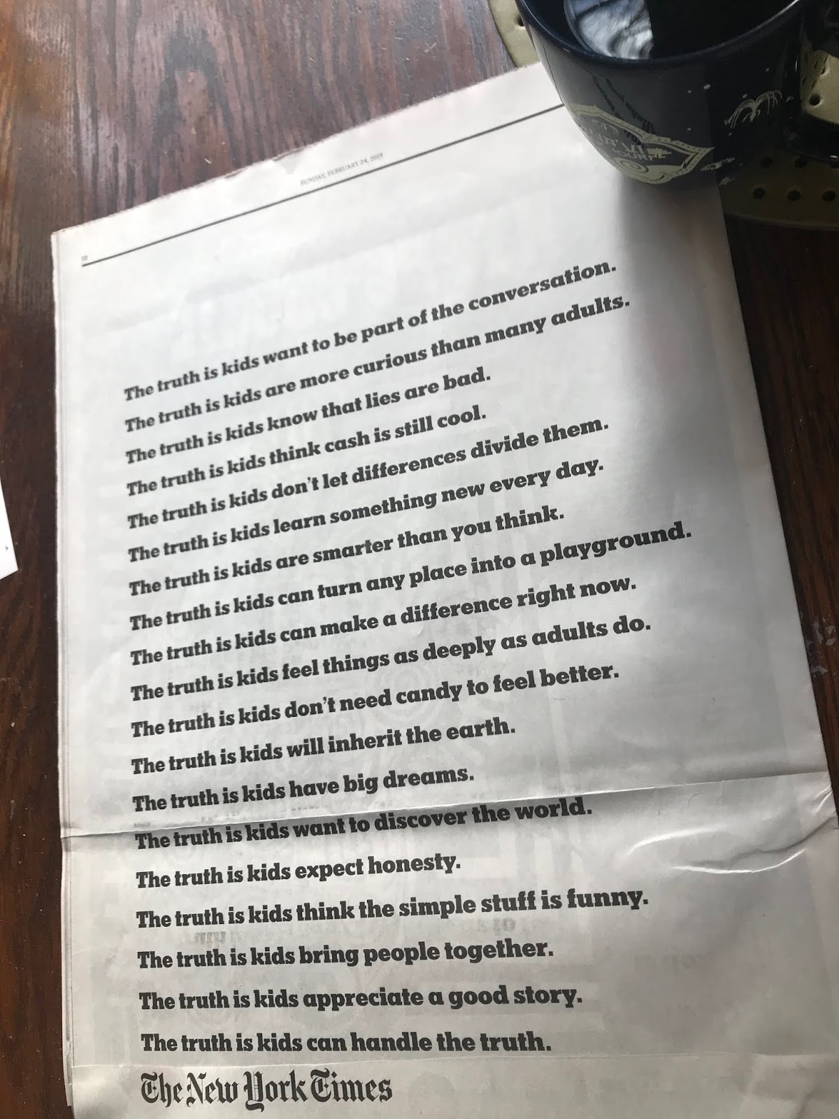 Dotsy Details TRUTH A NEW YORK TIMES LIST