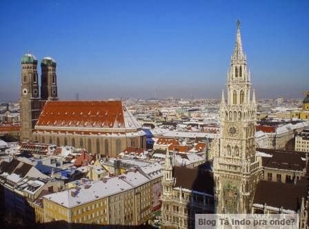 vista aérea de Munique