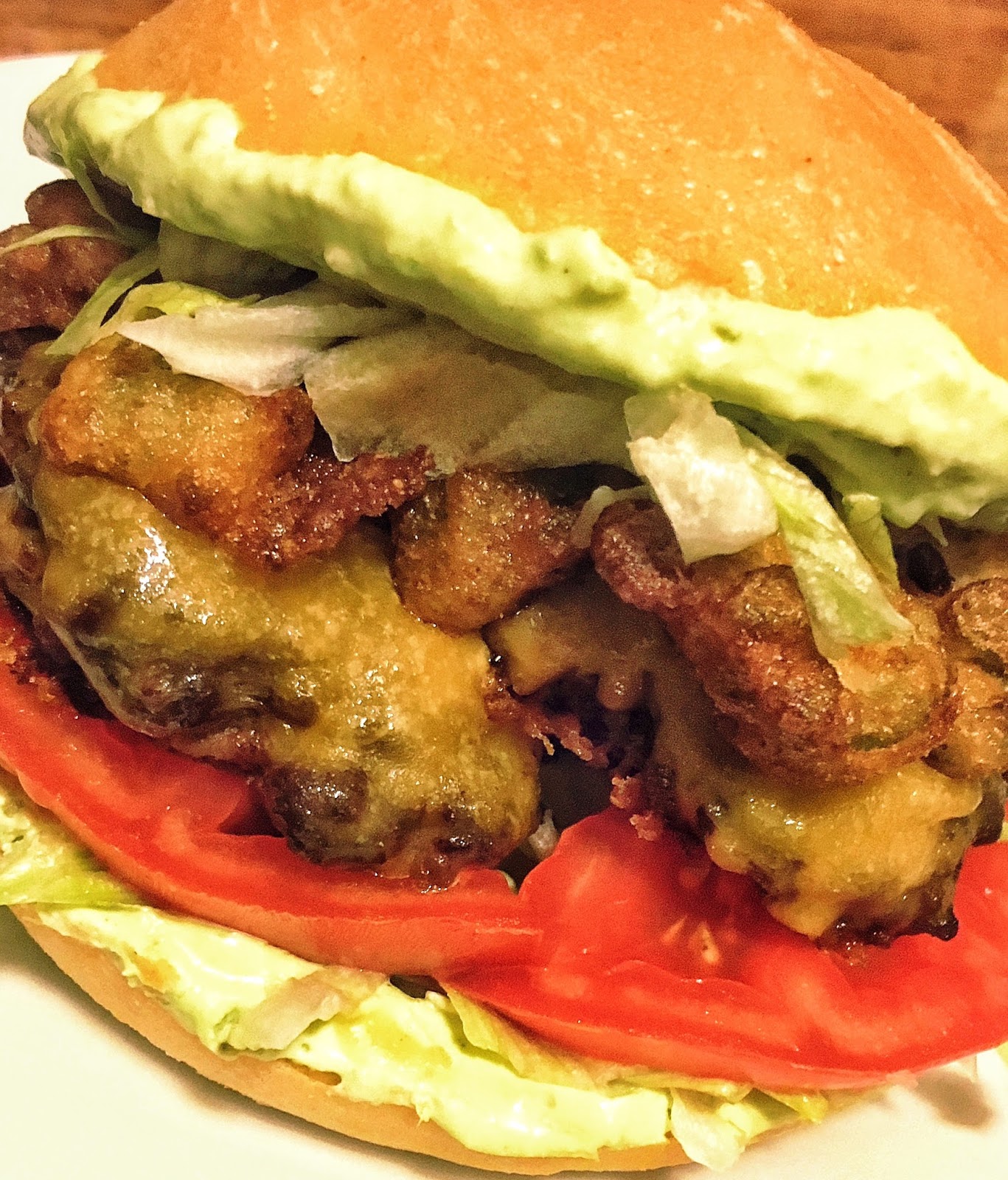 Welcome To The Plates Of Wrath Award Winning Jalapeno Popper Burger Jalapeno Bottle Caps