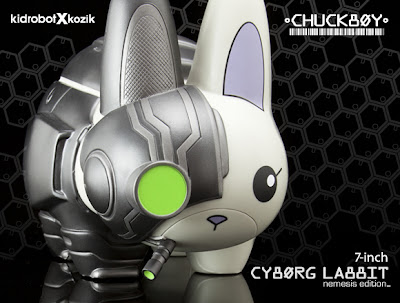 Chuckboy  x Frank Kozik Nemesis Edition Cyborg 7” Labbit Vinyl Figure by Kidrobot