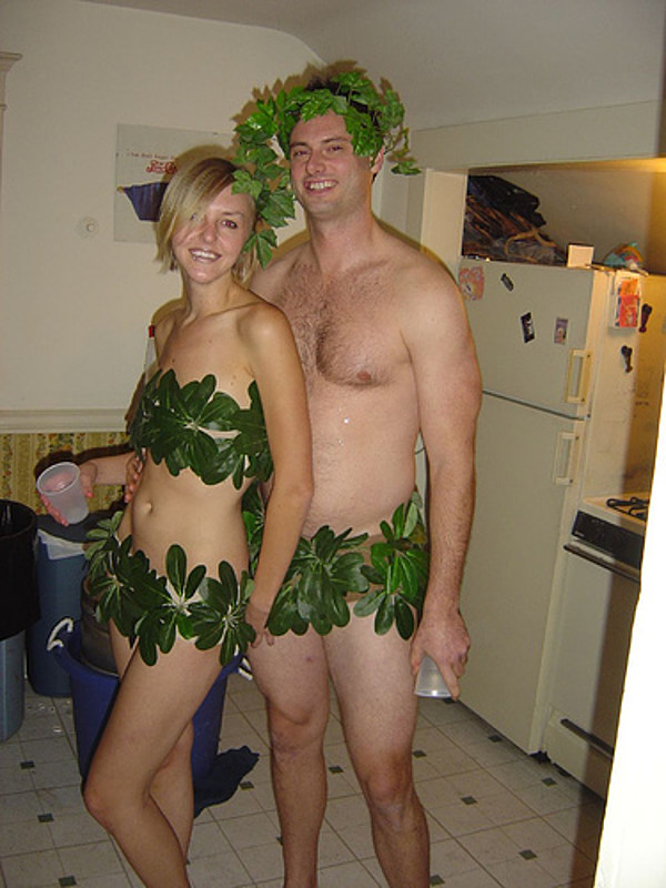 Nudist idea #52: Go to a costume party as Adam.