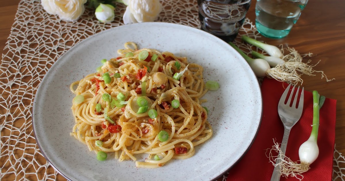 mein Land und Gartengenuss : Spaghetti mit Fenchel und scharfer Salami