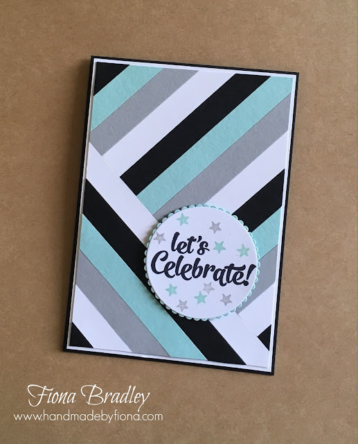 Let's Celebrate Stripes - Handmade by Fiona