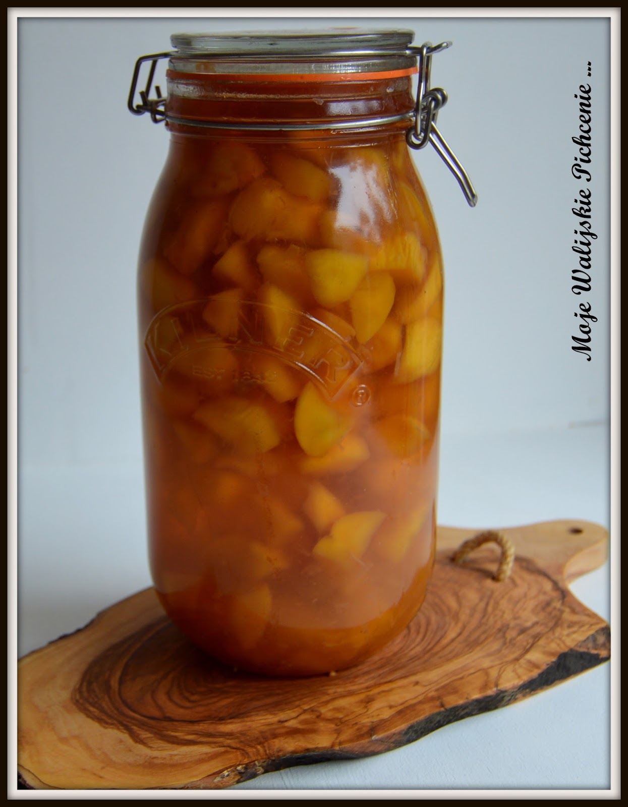 Moje Walijskie Pichcenie Nalewka Z Brzoskwin Brzoskwiniowka