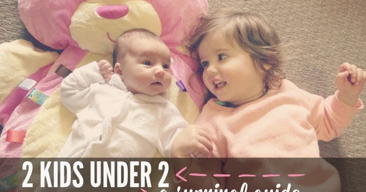 Two kids under 2 {a survival guide for bringing home a new sibling