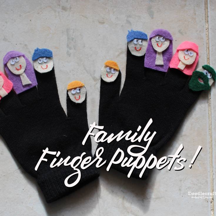 √ Easy Finger Puppet Gloves! New Handycrafts