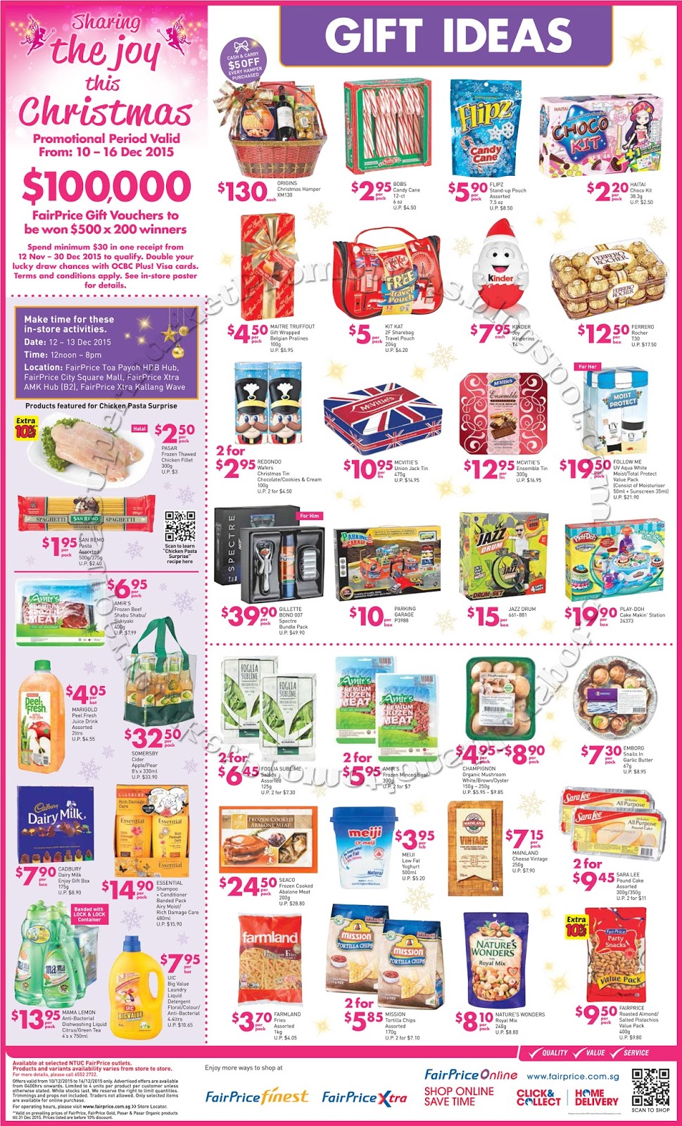 NTUC FairPrice Christmas Gift Ideas 10 16 December 2015 Supermarket